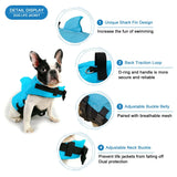 Shark Fin Dog Life Jacket Enhanced Buoyancy Small Dogs Swimming Clothes Safety Vest with Handle for Dogs Surfing
