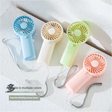 MEET SUN Portable Fan Convenient Creative Small Fan Pocket Hand-held Fan Lightweight AAA Battery Handheld Mini Fan Air Coolers