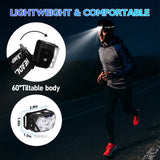 Powerful 9 LED Rechargeable Motion Sensor Headlamp - Perfect for Fishing, Camping, and Outdoor Adventures!