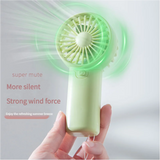 MEET SUN Portable Fan Convenient Creative Small Fan Pocket Hand-held Fan Lightweight AAA Battery Handheld Mini Fan Air Coolers