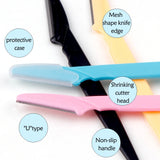 3/4/10Pcs Eyebrow Trimmer Face Blade Shaver Portable Eye Brow Epilation Hair Removal Safety Eyebrow Cutting Woman Makeup Tools