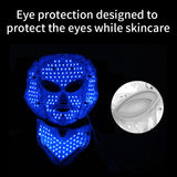 7 Colors LED Facial Mask with Neck LED Light Therapy Mask Skin Rejuvenation Anti Acne Beauty Device Face Lifting Firm Massager