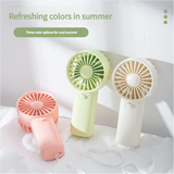 MEET SUN Portable Fan Convenient Creative Small Fan Pocket Hand-held Fan Lightweight AAA Battery Handheld Mini Fan Air Coolers